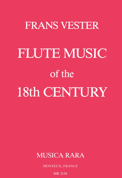 Flute Music of the 18th Century