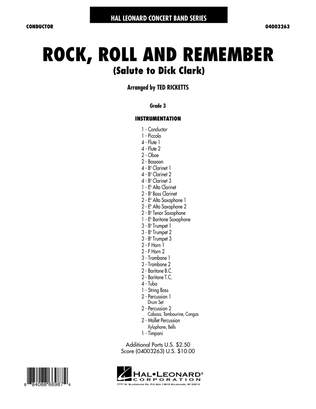 Rock, Roll And Remember (Salute To Dick Clark) - Full Score