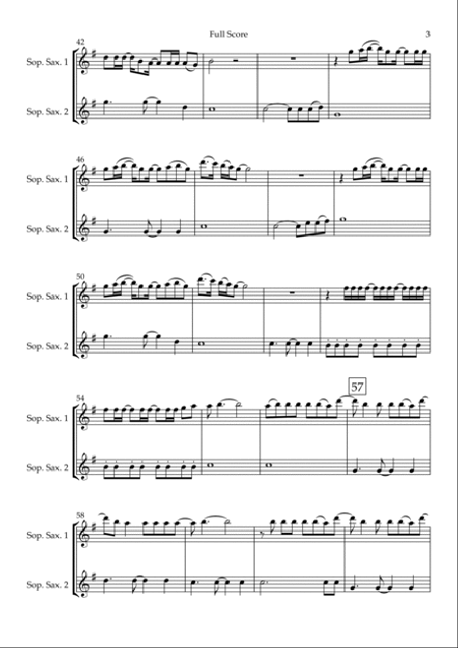 Empire State Of Mind Woodwind Duet scores gallery preview page 3