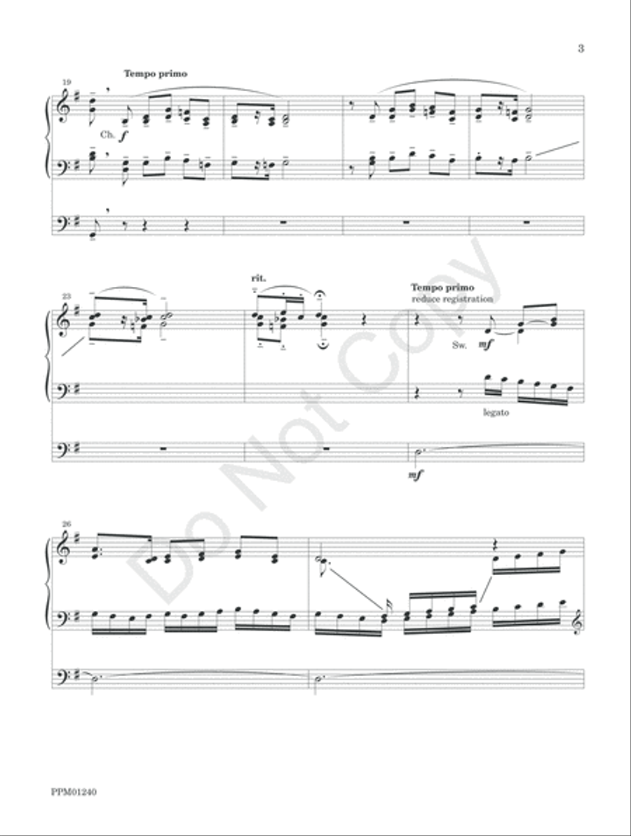 Fanfares and Toccatas on 'Engelberg' Organ scores gallery preview page 6