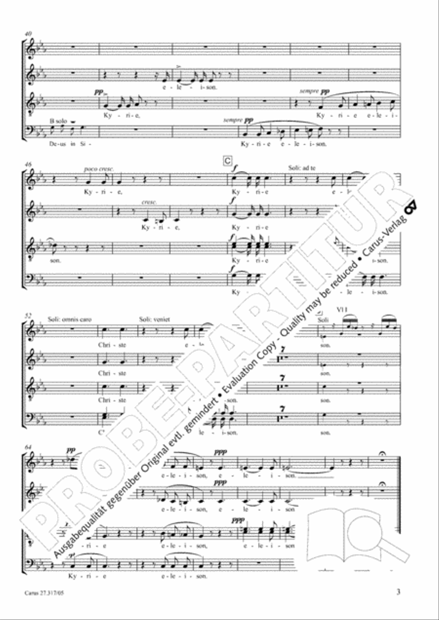 Messe de Requiem 4-Part scores gallery preview page 4