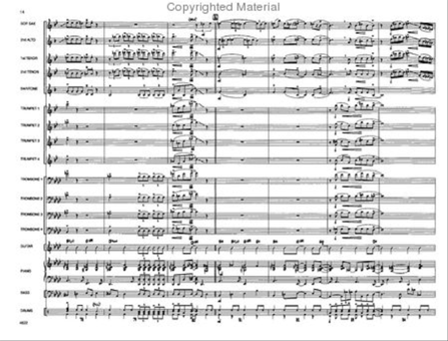 Been Alone Too Long Jazz Ensemble scores gallery preview page 13