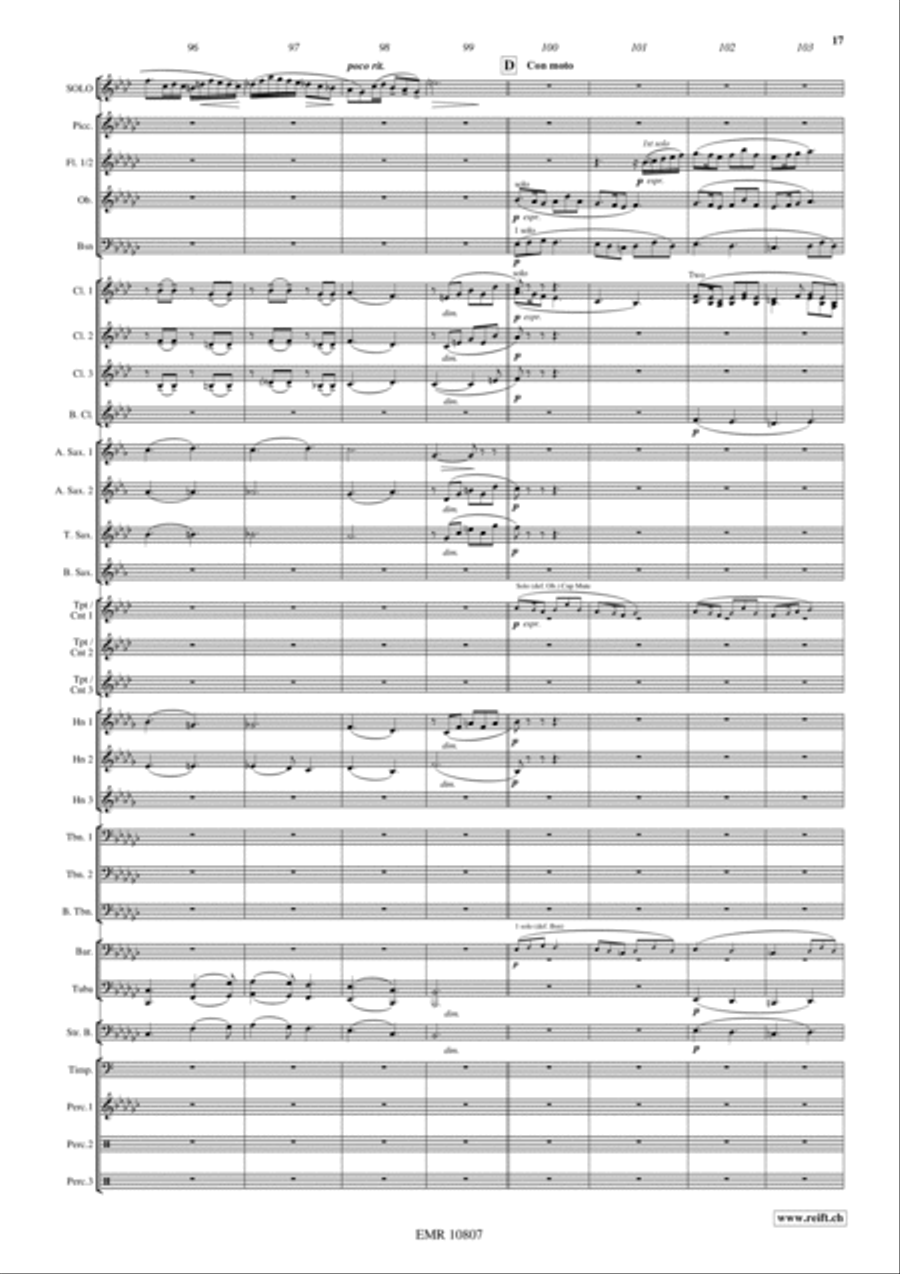 Saltatio Diabolica Saltatio Diabolica Concert Band scores gallery preview page 18