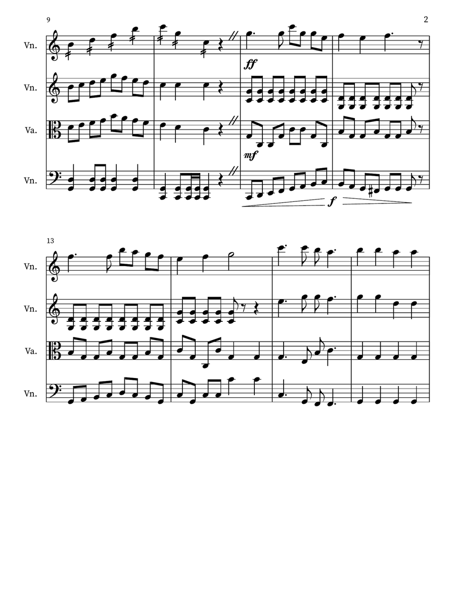 Count Your Blessings Count Your Blessings String Orchestra scores gallery preview page 2