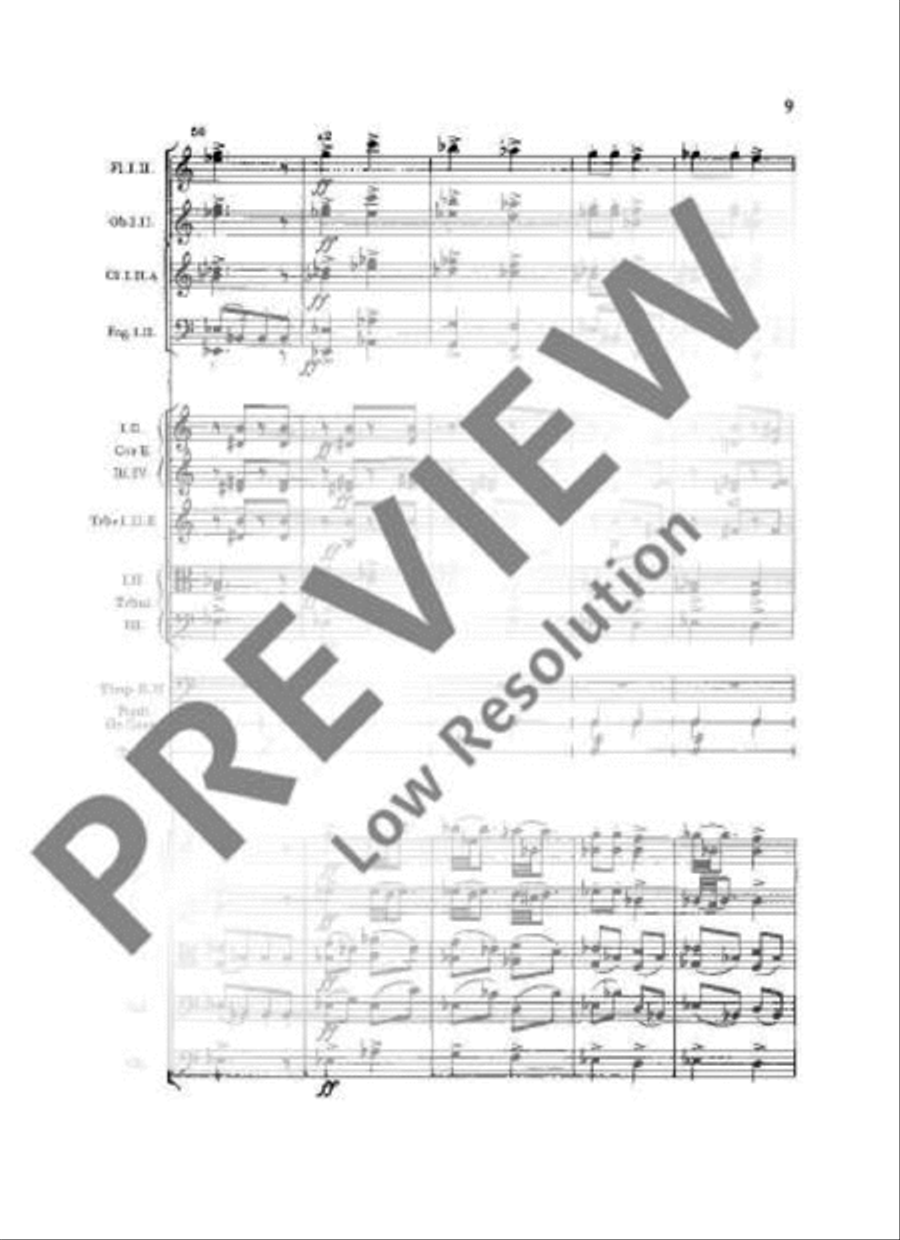 Slavonic Dances Orchestra scores gallery preview page 12