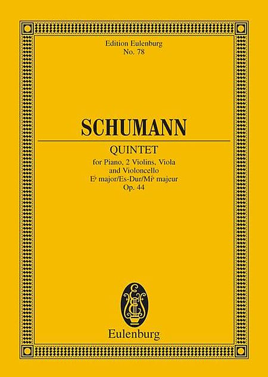 Piano Quintet, Op. 44 in E-Flat Major
