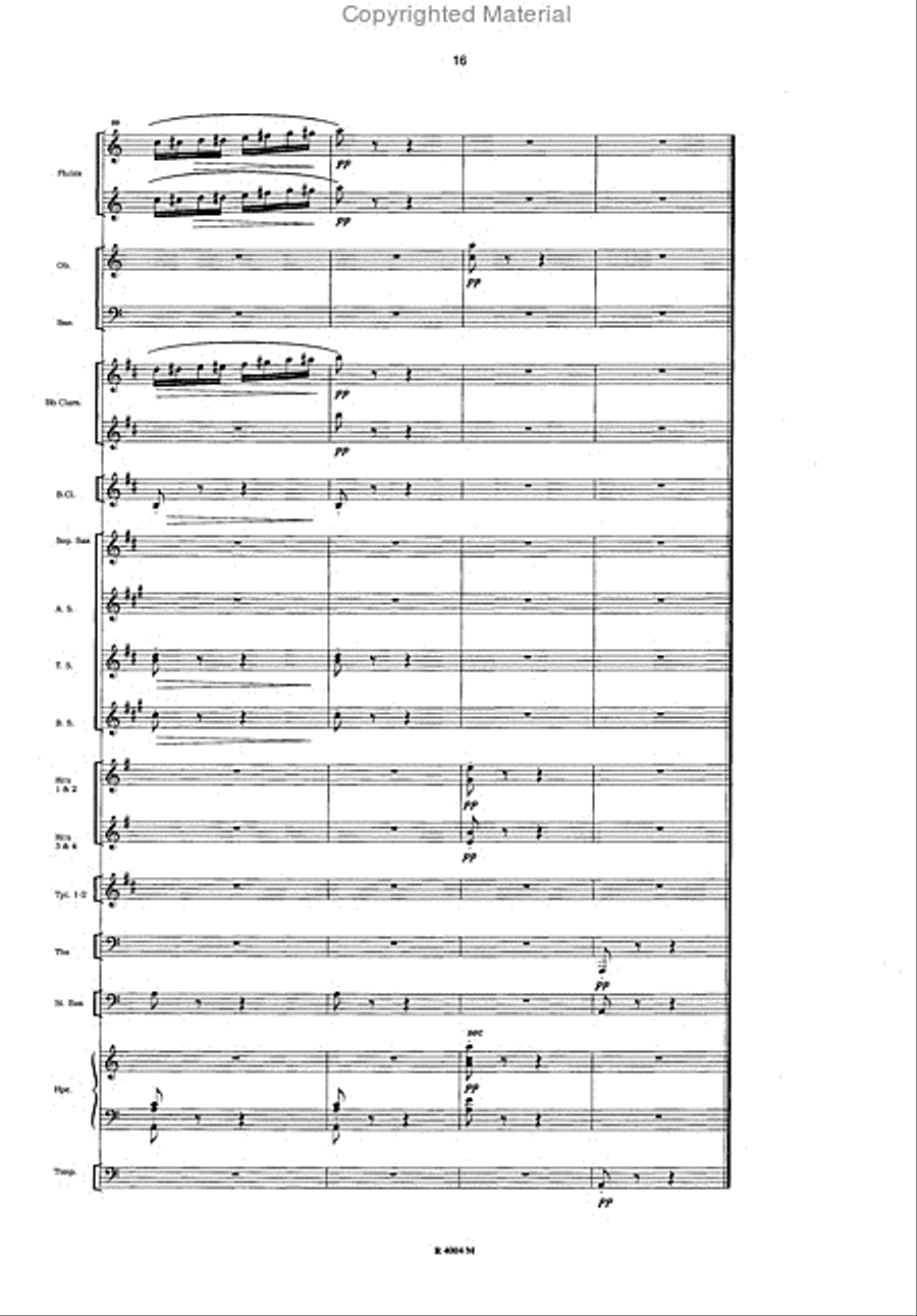 Vol du Bourdon Vol du Bourdon Concert Band scores gallery preview page 3