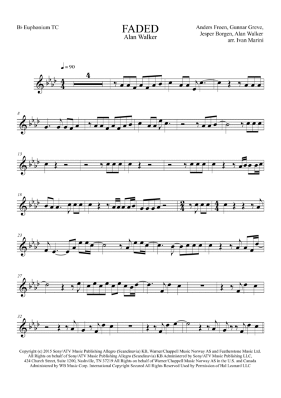 Faded Euphonium scores gallery preview page 2