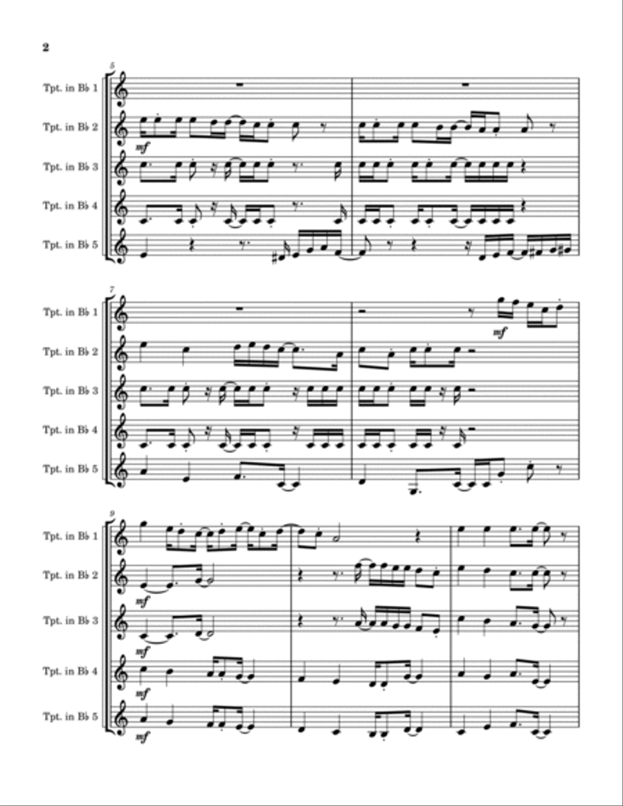 I Want You Back I Want You Back Trumpet scores gallery preview page 2