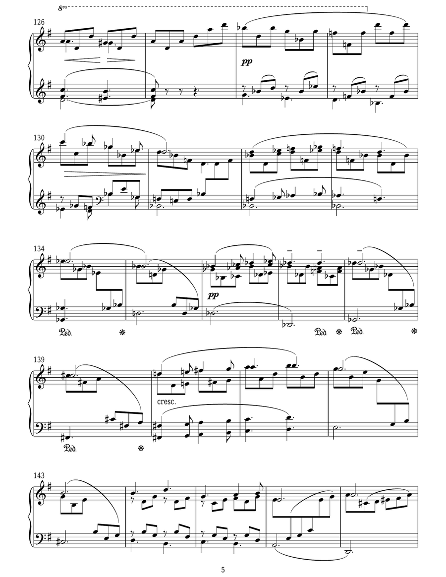 Caprice No. 2 In G Minor Piano Solo scores gallery preview page 5