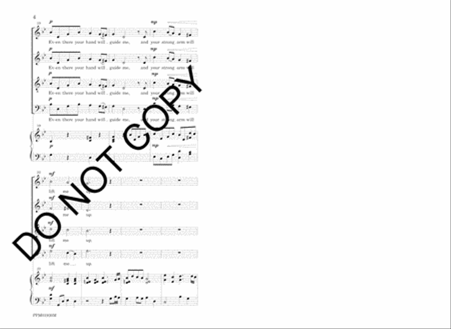 Where Can I Go From Your Spirit? 4-Part scores gallery preview page 7