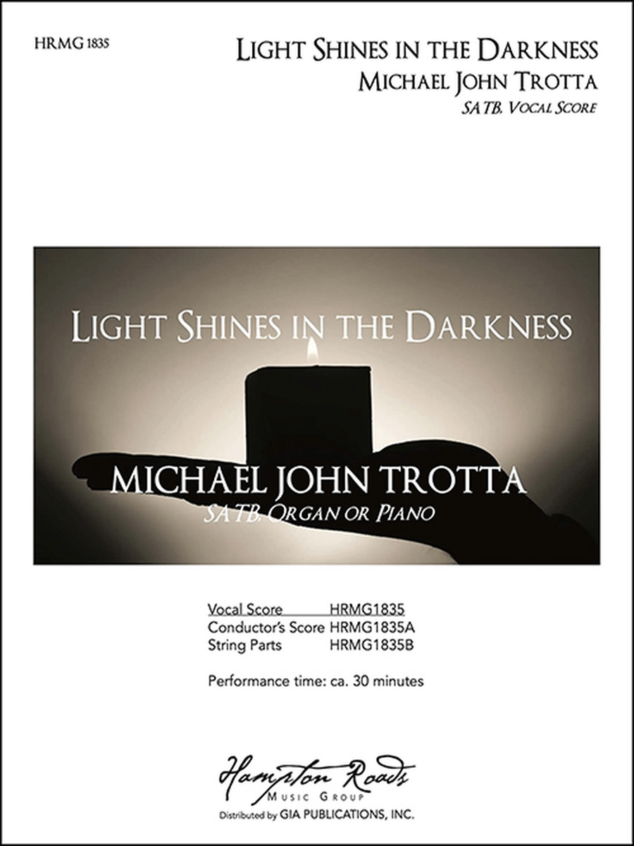 Light Shines in the Darkness (SATB) 4-Part scores gallery preview page 1