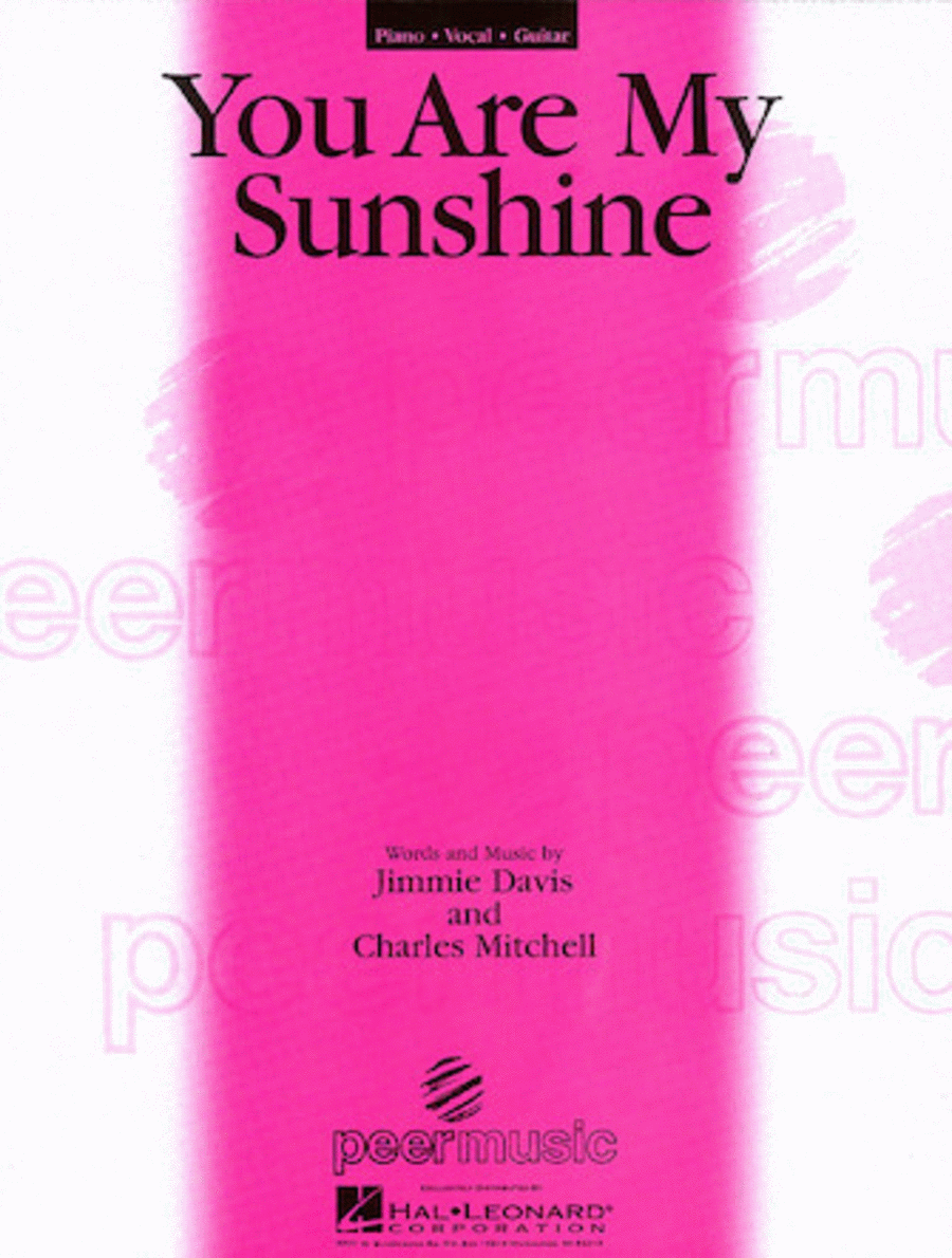 Charles Mitchell, Jimmie Davis: You Are My Sunshine