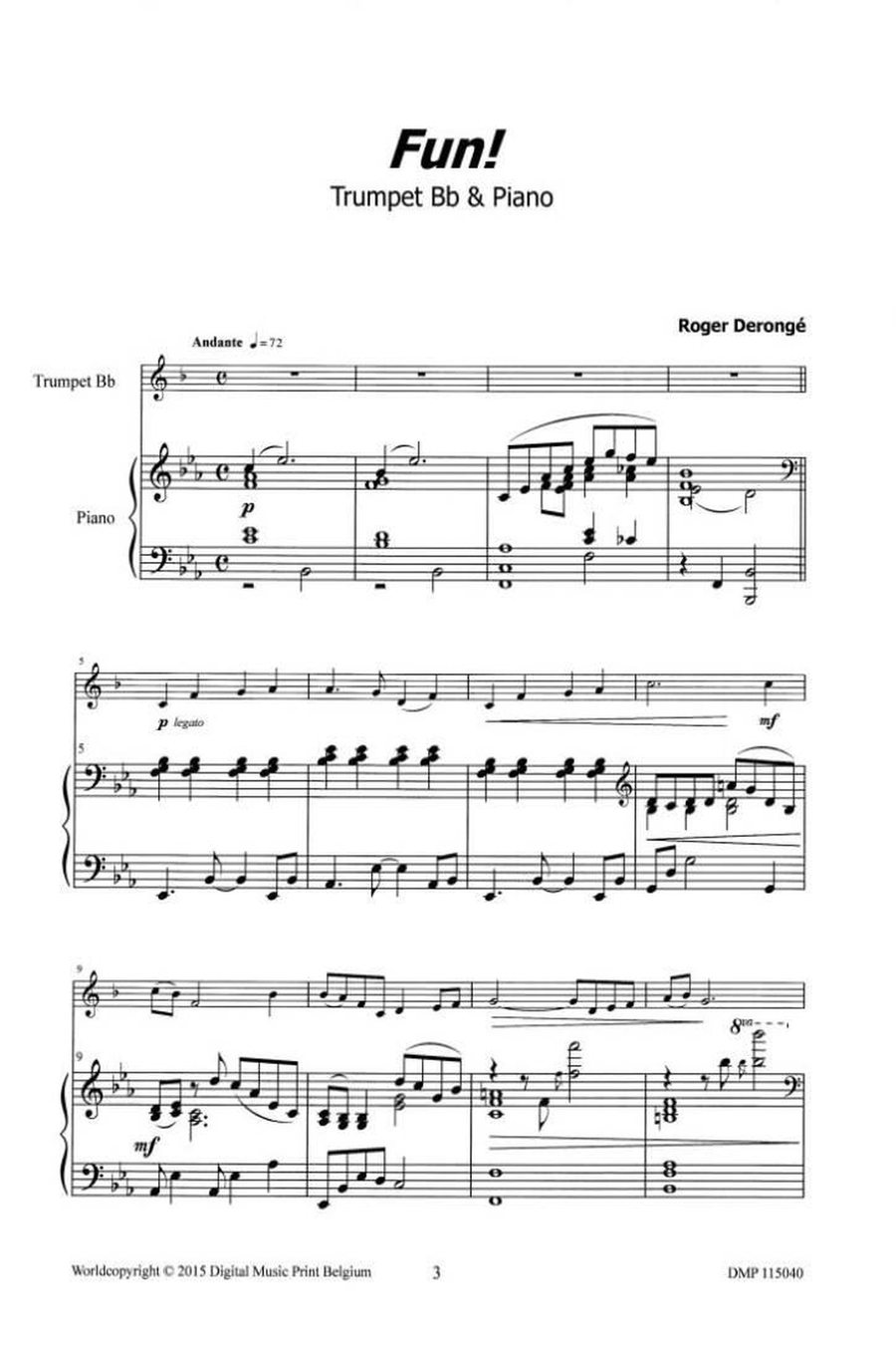 Fun ! Trumpet Solo scores gallery preview page 2