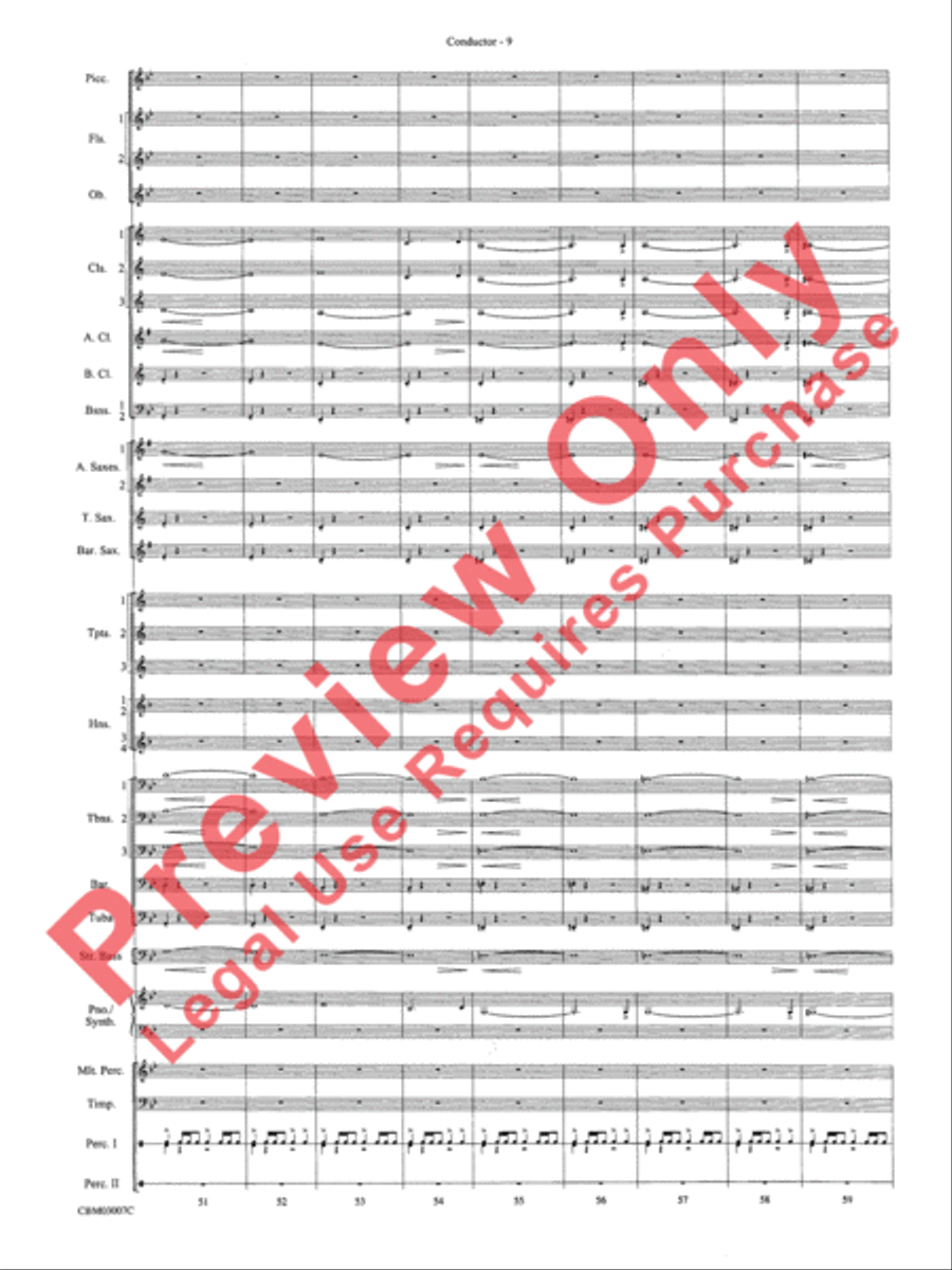 The Lord of the Rings: The Two Towers, Symphonic Suite from Concert Band scores gallery preview page 12