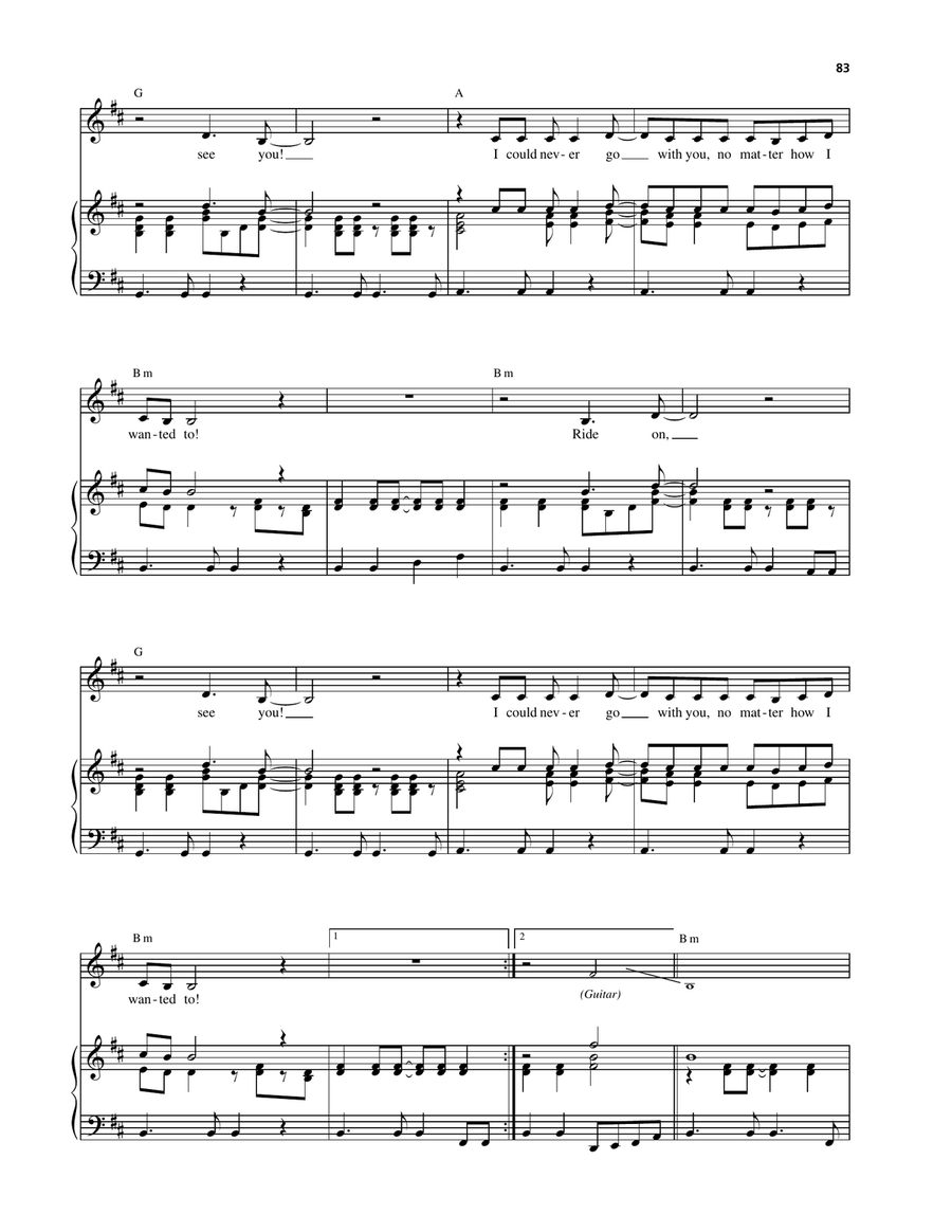 Ride On Ride On Voice scores gallery preview page 3