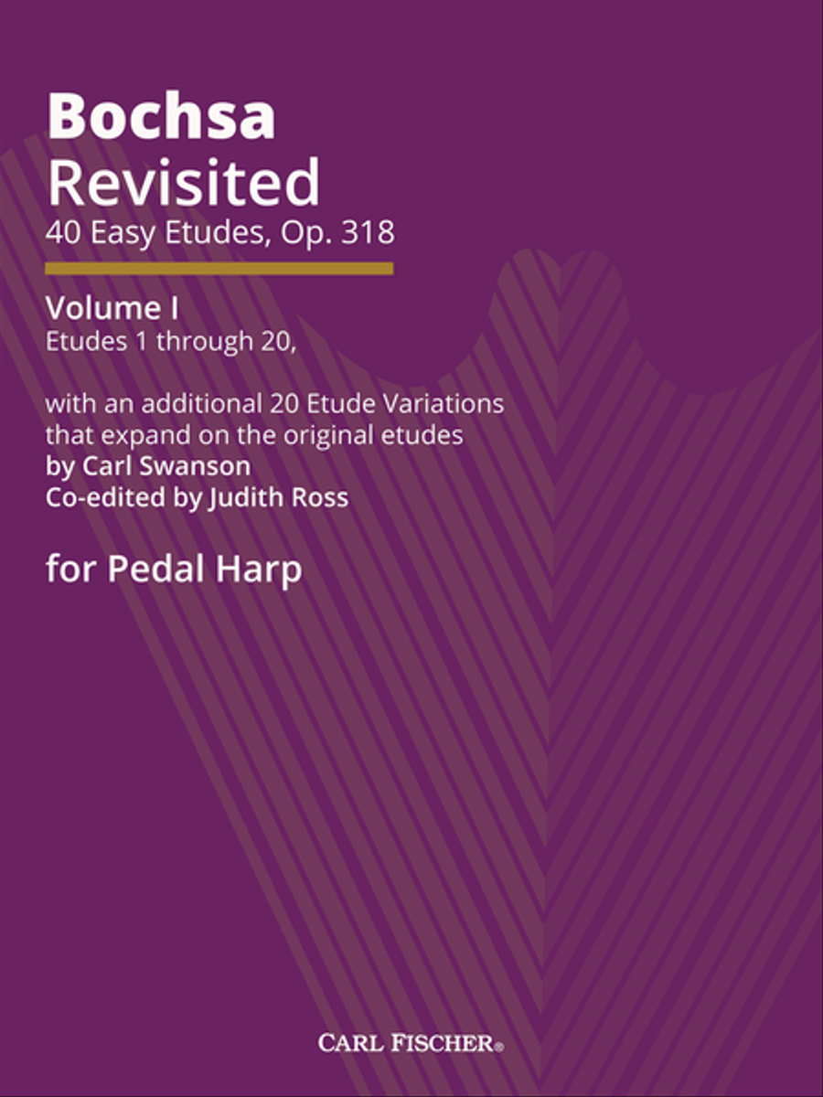 Bochsa Revisited - 40 Easy Etudes, Op. 318 - Vol I Pedal Harp scores gallery preview page 1