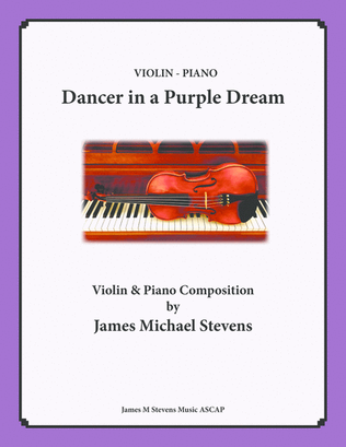 Book cover for Dancer in a Purple Dream - Violin & Piano