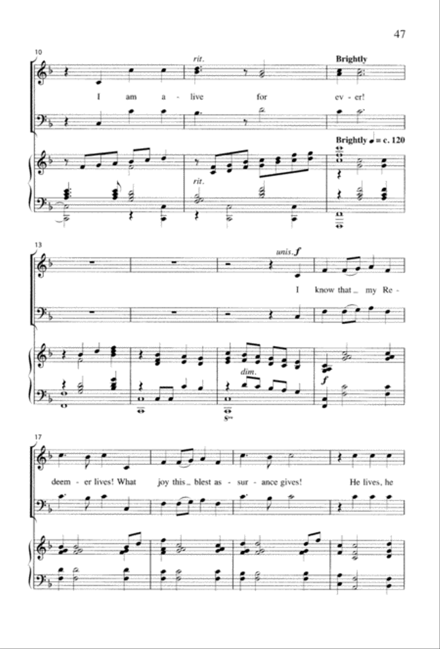 Christ the Crucified 3-Part scores gallery preview page 49