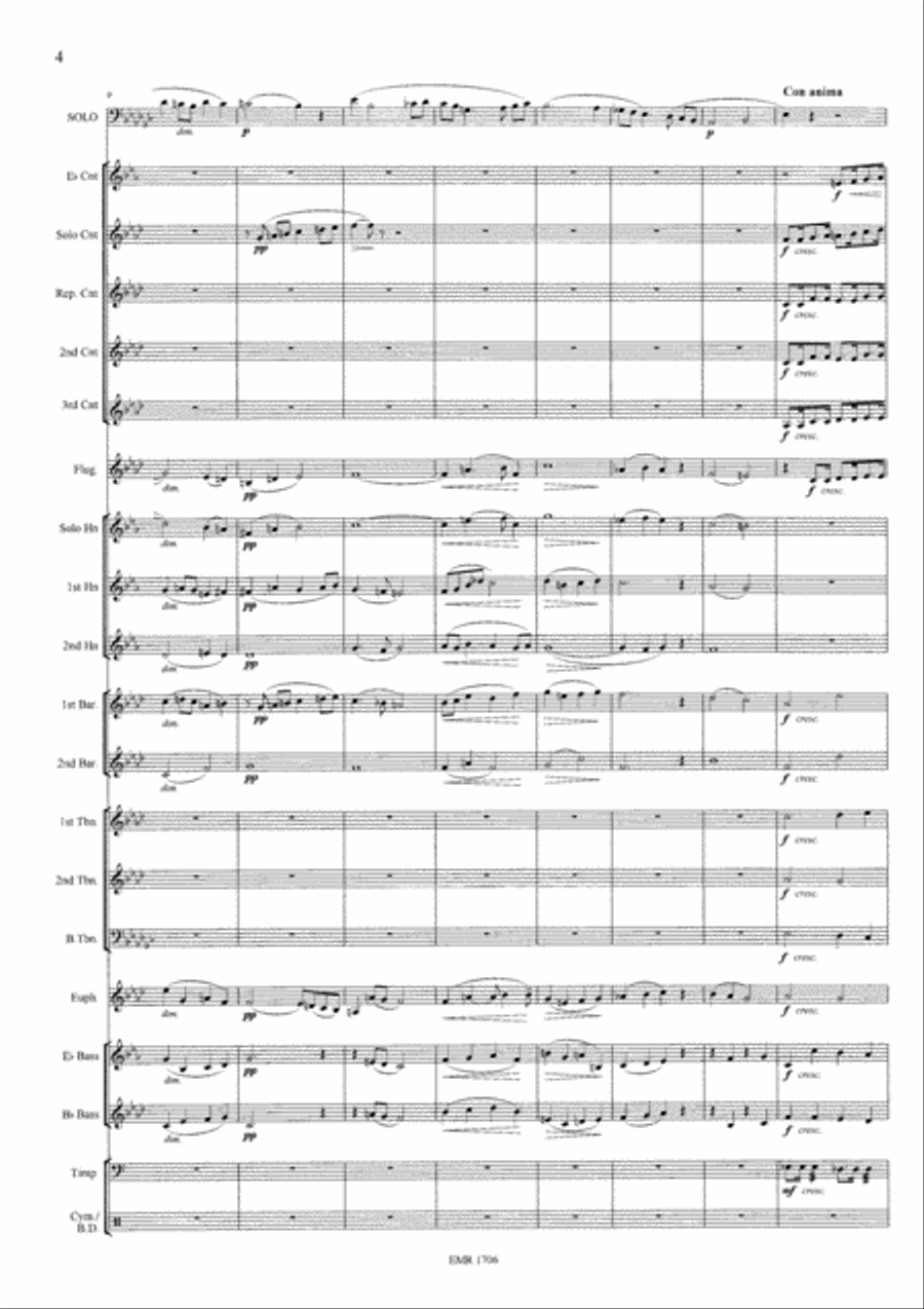Morceau Symphonique Brass Band scores gallery preview page 5