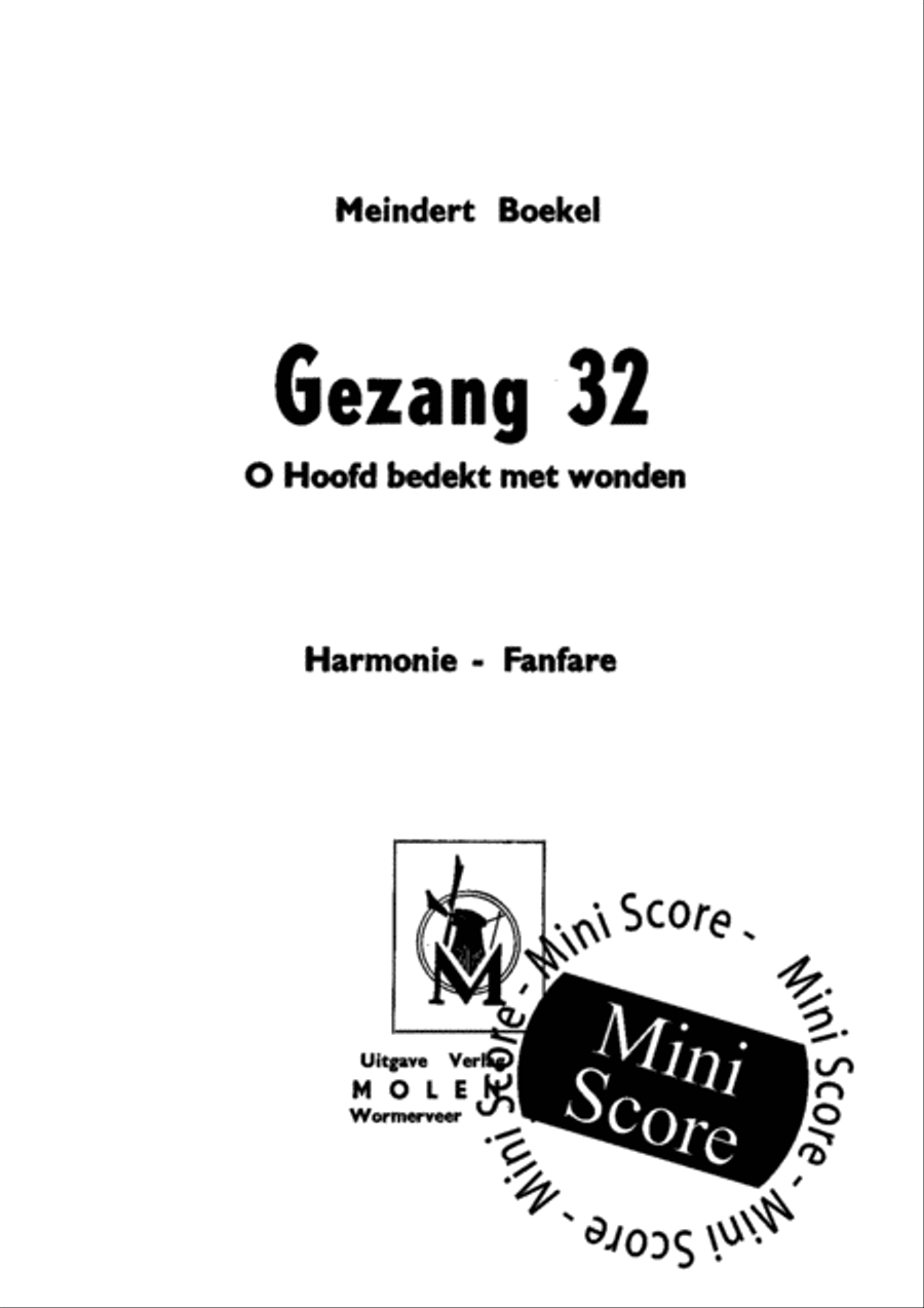 O Hoofd Bedekt Met Wonden Fanfare Band scores gallery preview page 3