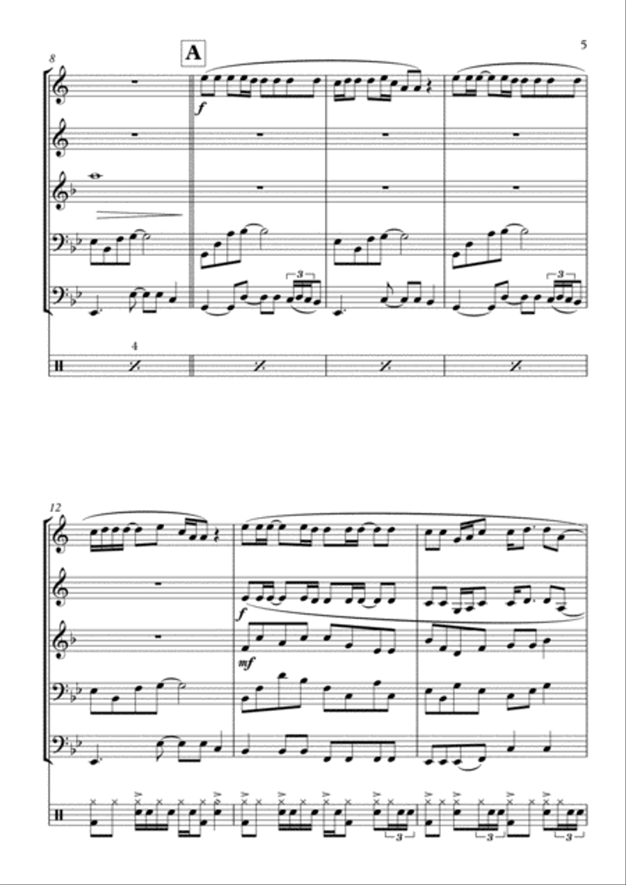 Californication Small Ensemble scores gallery preview page 5