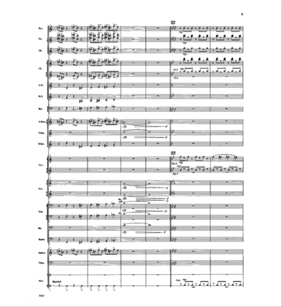 Overture A La Russe Concert Band scores gallery preview page 8