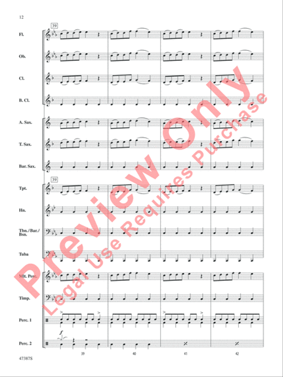 Pandemonium Pandemonium Concert Band scores gallery preview page 13