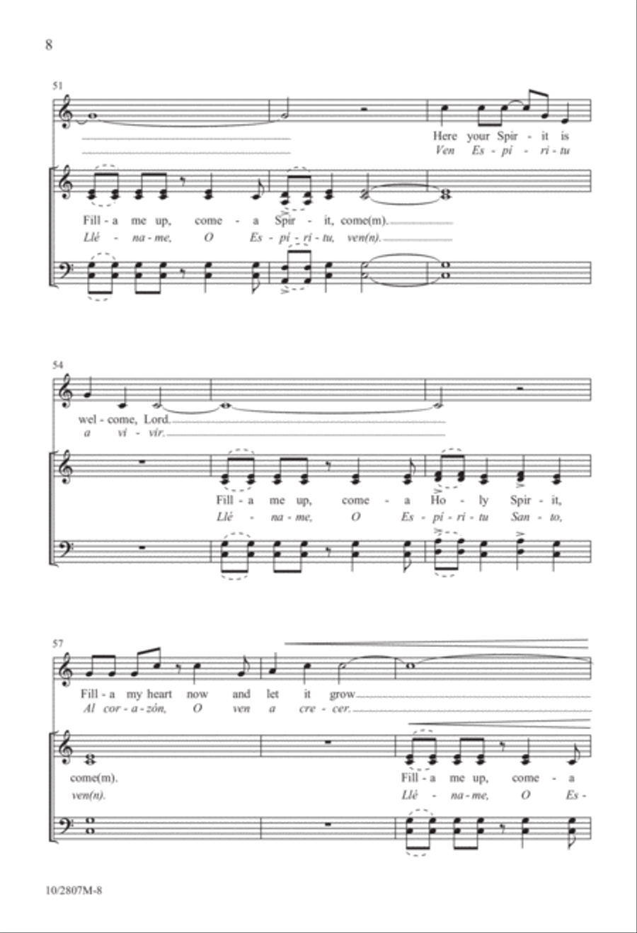 Fill-a Me Up! Fill-a Me Up! 4-Part scores gallery preview page 8