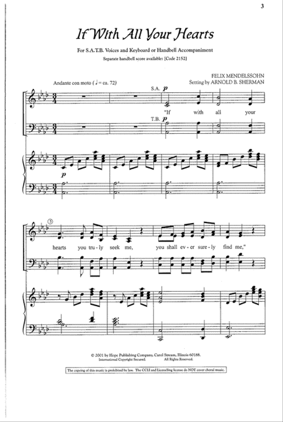 If With All Your Hearts 4-Part scores gallery preview page 4