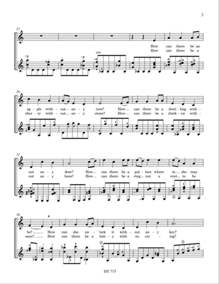 I Will Give my Love..., She's Like the Swallow Classical Guitar scores gallery preview page 3