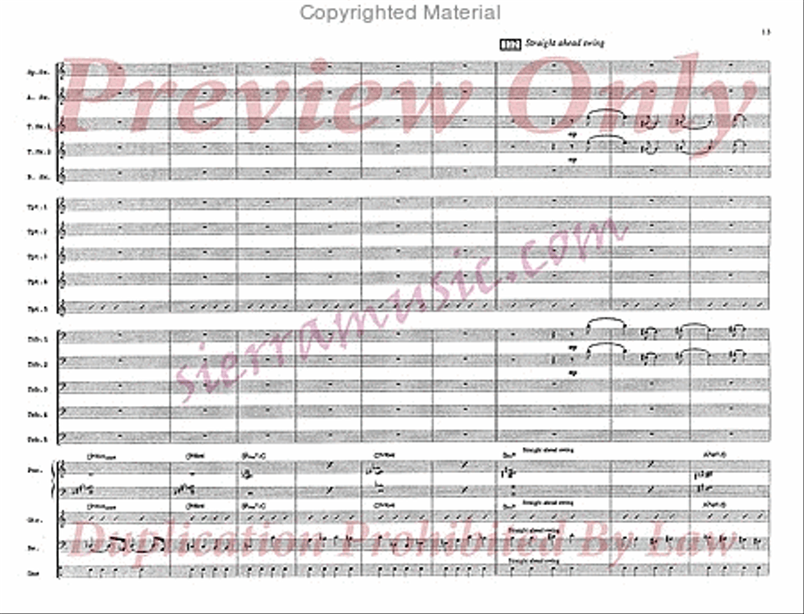 Temple Street Temple Street Jazz Ensemble scores gallery preview page 14