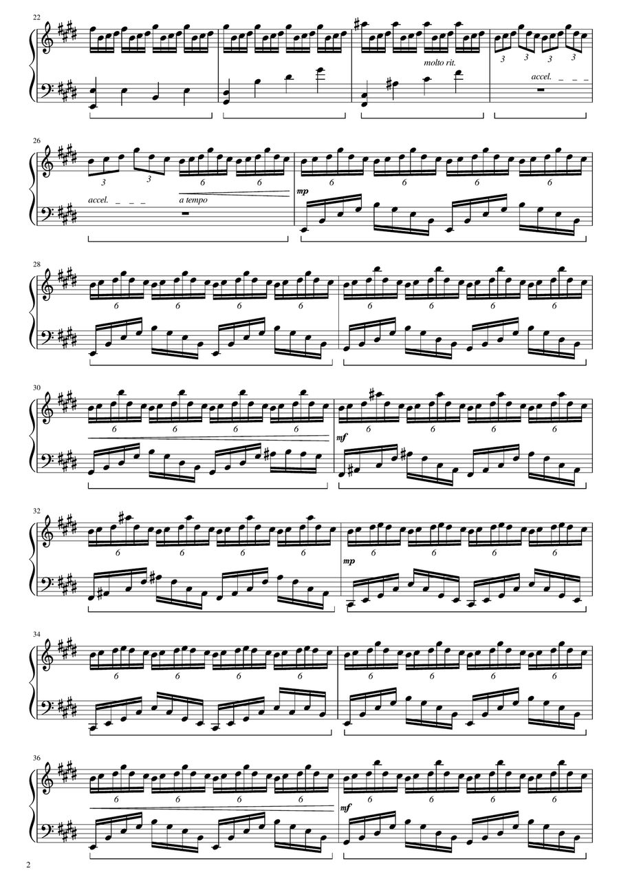 I Love You Piano Solo scores gallery preview page 2