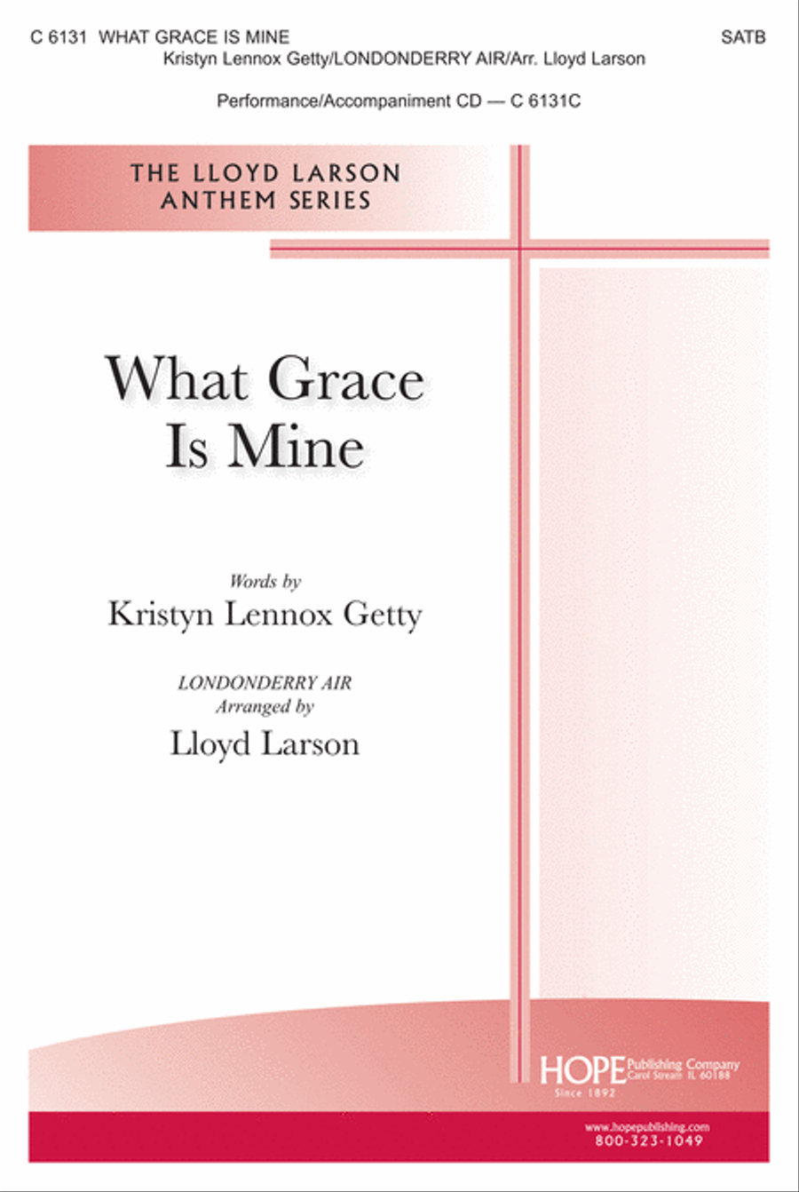 What Grace Is Mine 4-Part scores gallery preview page 1