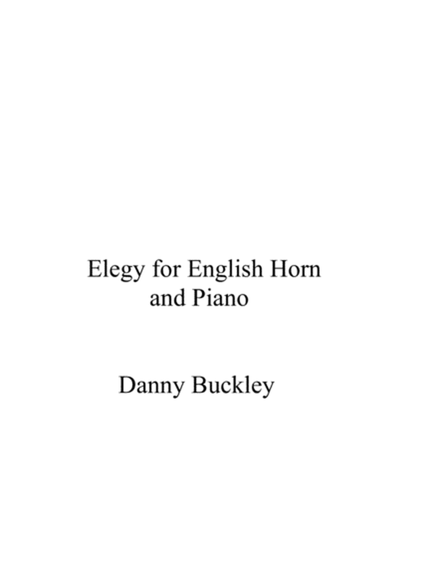 Elegy for English Horn and Piano image number null