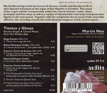 Tientos y Glosas - Iberian Organ & Choral Music from the Golden Age
