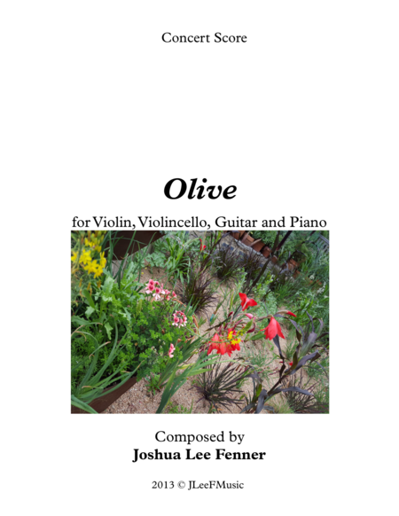 Olive for Violin, Violincello, Guitar and Piano image number null