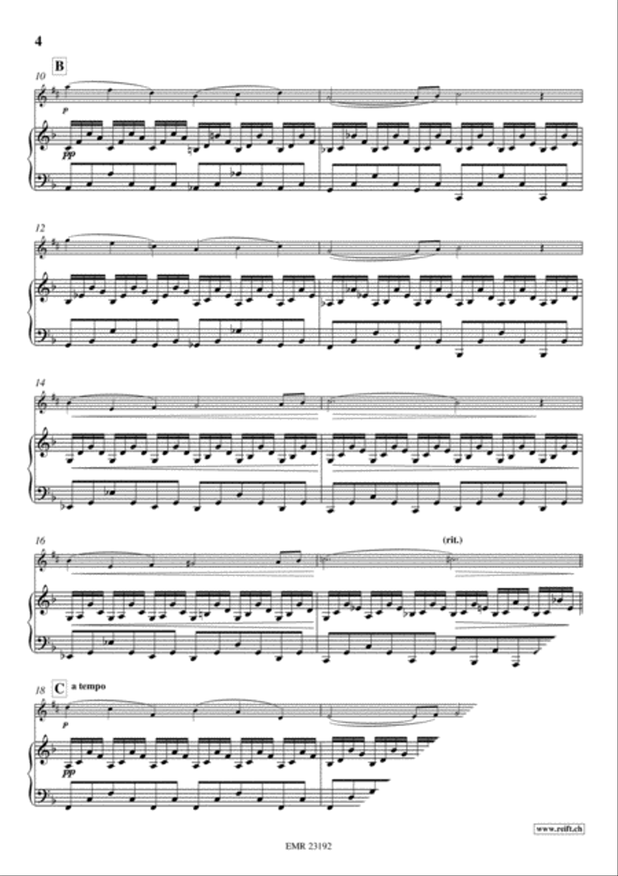 The Swan Voice Solo scores gallery preview page 4