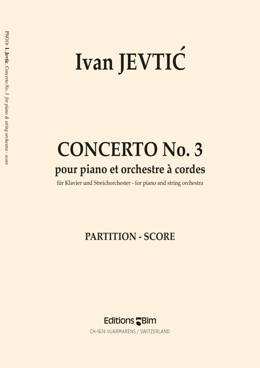 Concerto No 3 String Orchestra scores gallery preview page 1