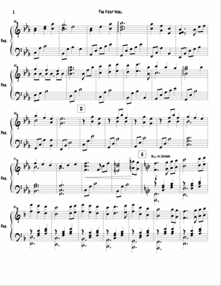 The First Noel The First Noel Large Ensemble scores gallery preview page 6