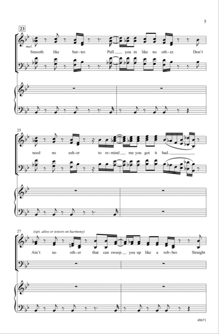 Butter Butter Choir scores gallery preview page 4