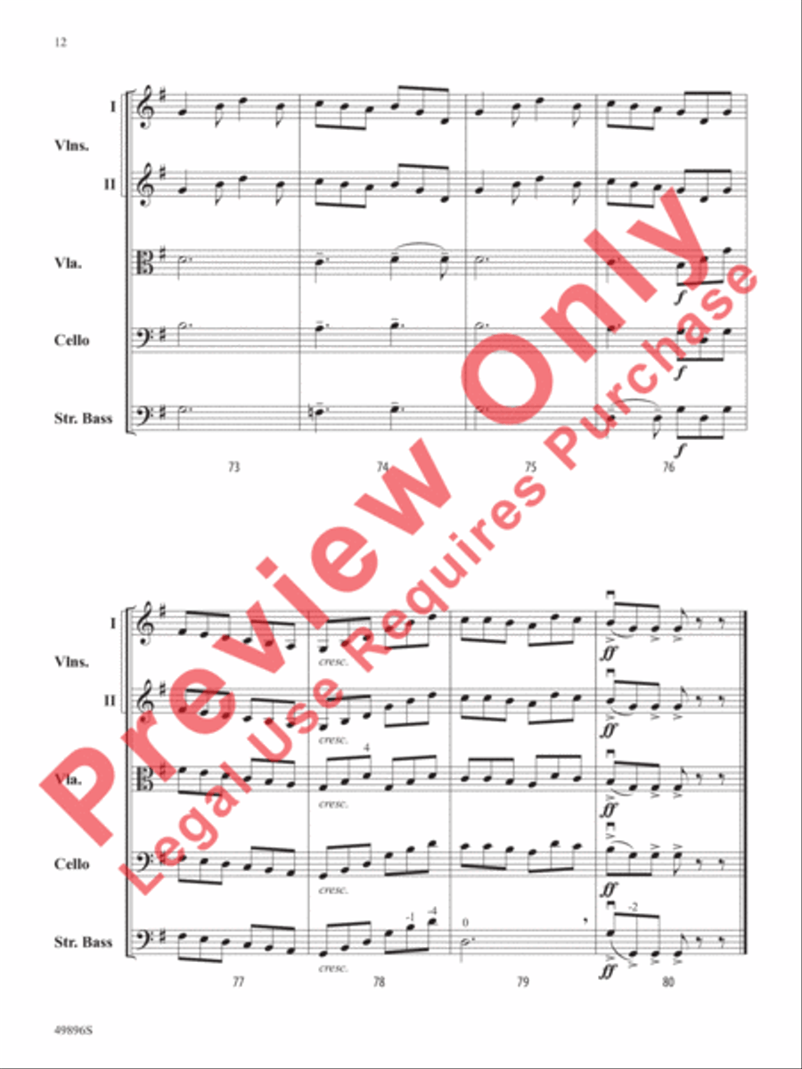 Patty's Reel Patty's Reel String Orchestra scores gallery preview page 13