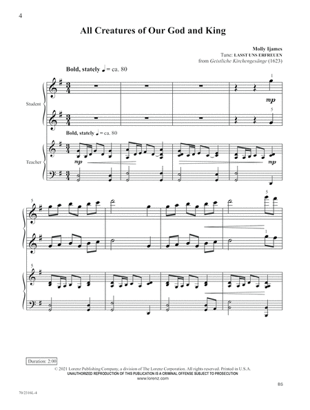 Hymn Keys for Student and Teacher image number null