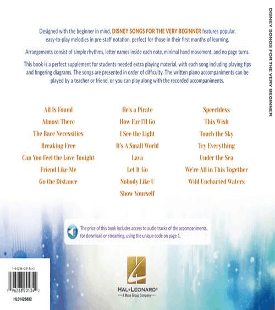 Disney Songs for the Very Beginner Easy Piano scores gallery preview page 8