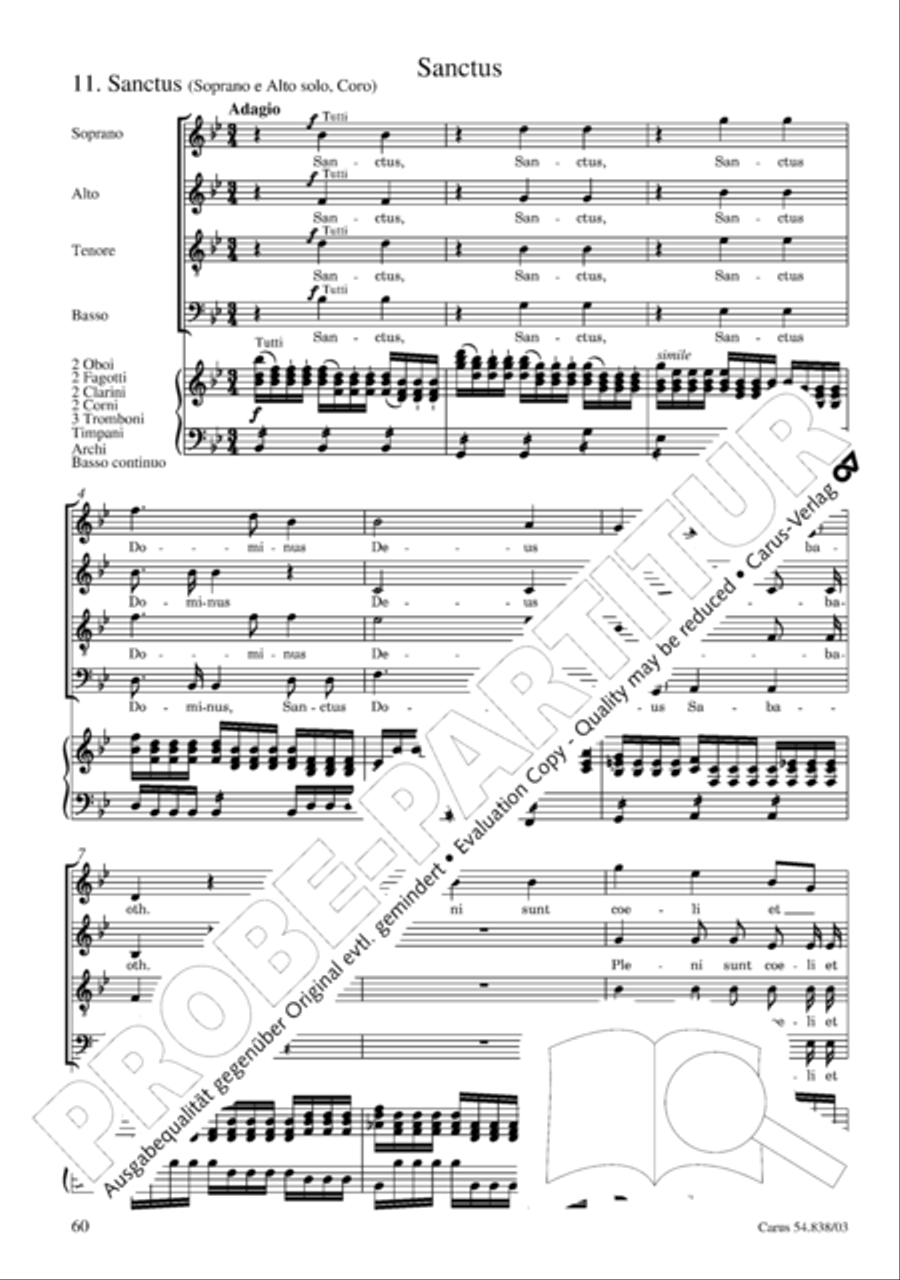 Requiem in B 4-Part scores gallery preview page 65