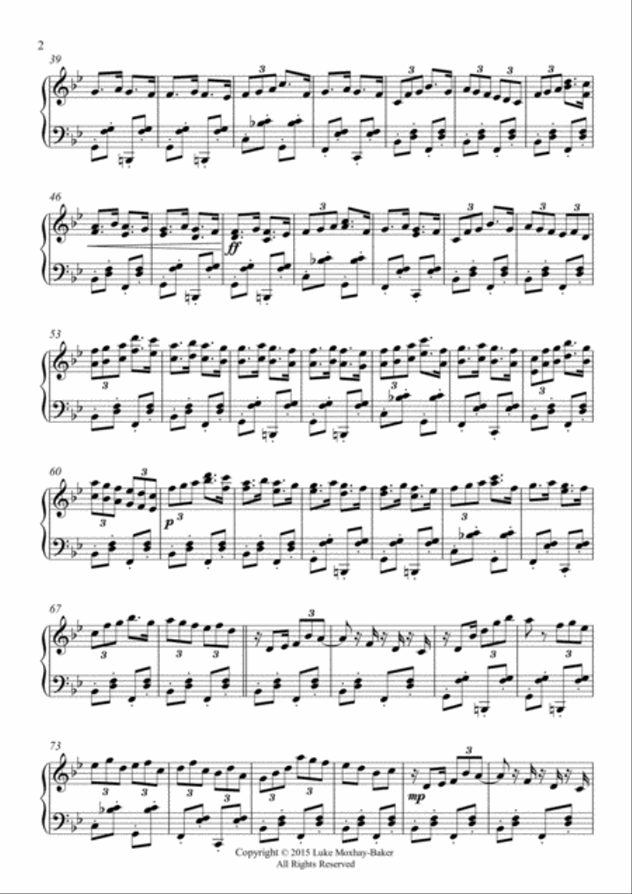 Laylandi Rag Piano Solo scores gallery preview page 2
