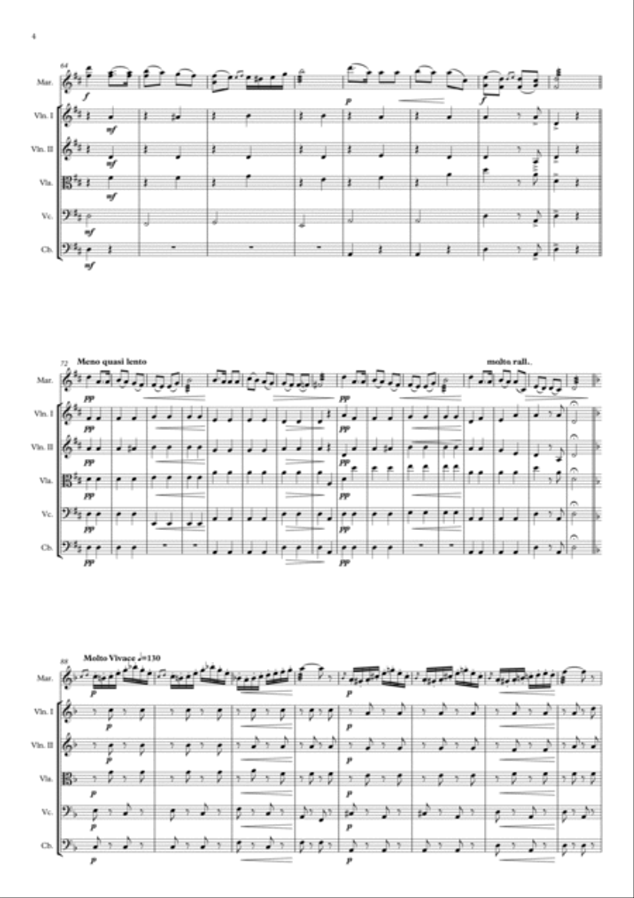 Czardas String Ensemble String Quartet scores gallery preview page 4