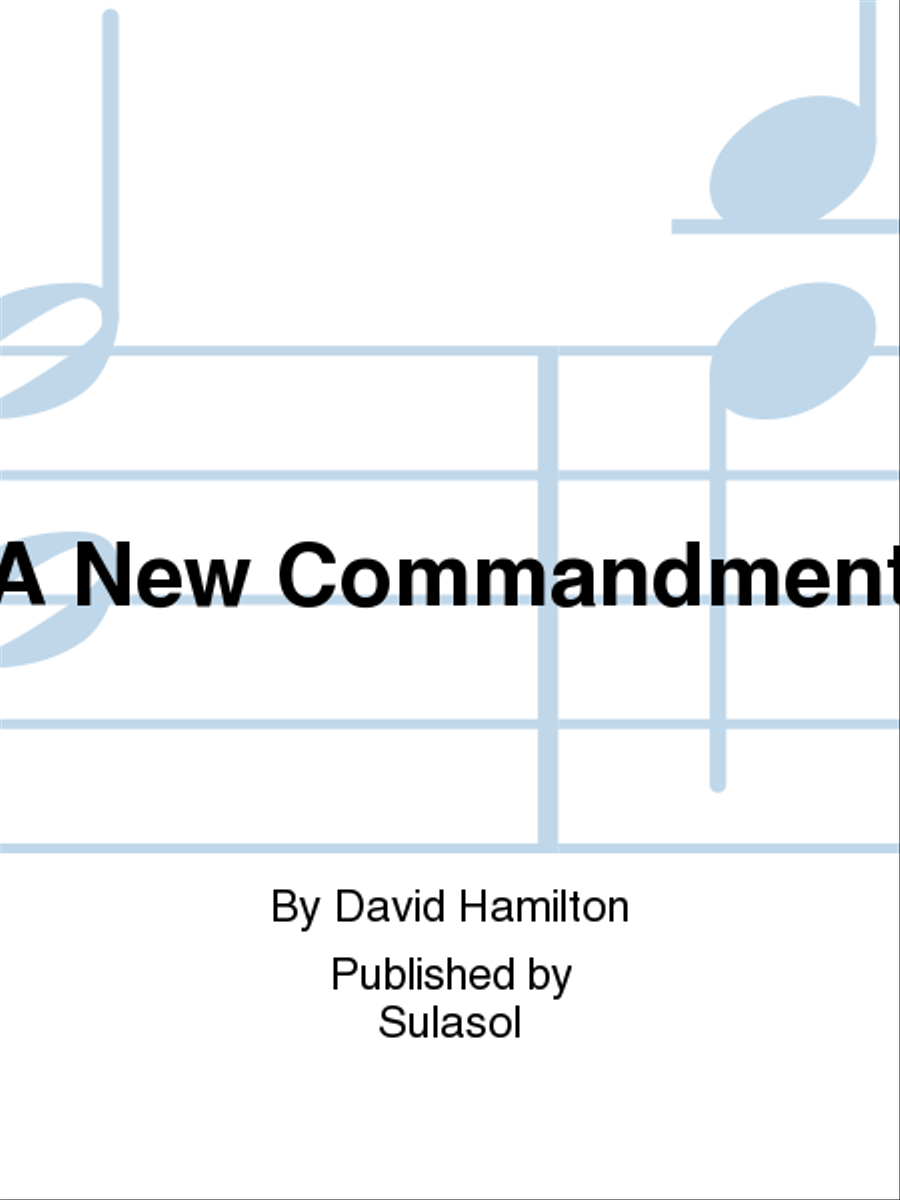A New Commandment 4-Part scores gallery preview page 1