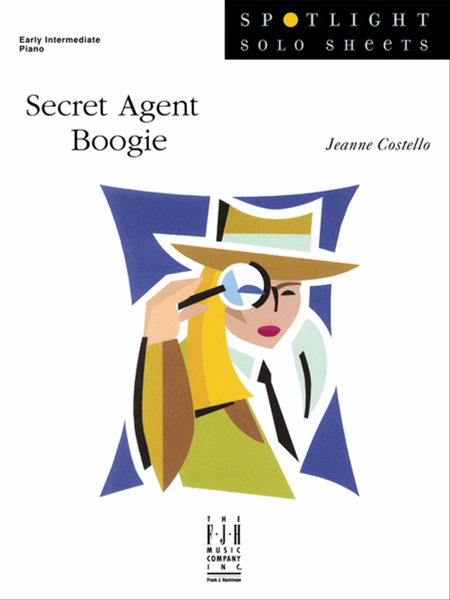 Secret Agent Boogie Piano Solo scores gallery preview page 2