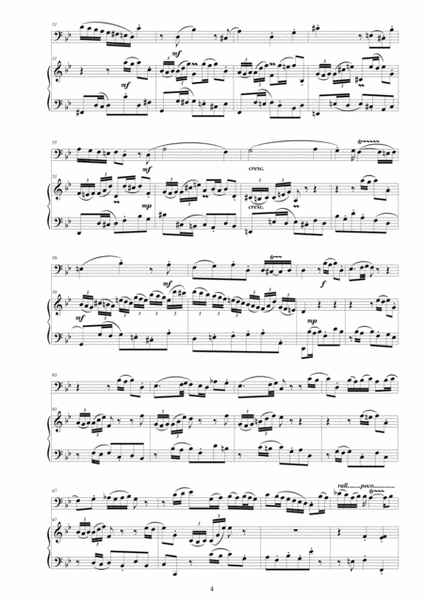 Bach - Aria (Tilg' Gott, die Lehren) BWV 2 No.3 for Bassoon and Harpsichord image number null